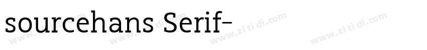 sourcehans Serif字体转换